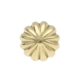 K18 full Gold Apollo Concho Silver beads round Authentic from Japan