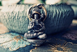 SIDDHAM Imaginary Space Buddha Pendant with K18 Gold Buddha Ring